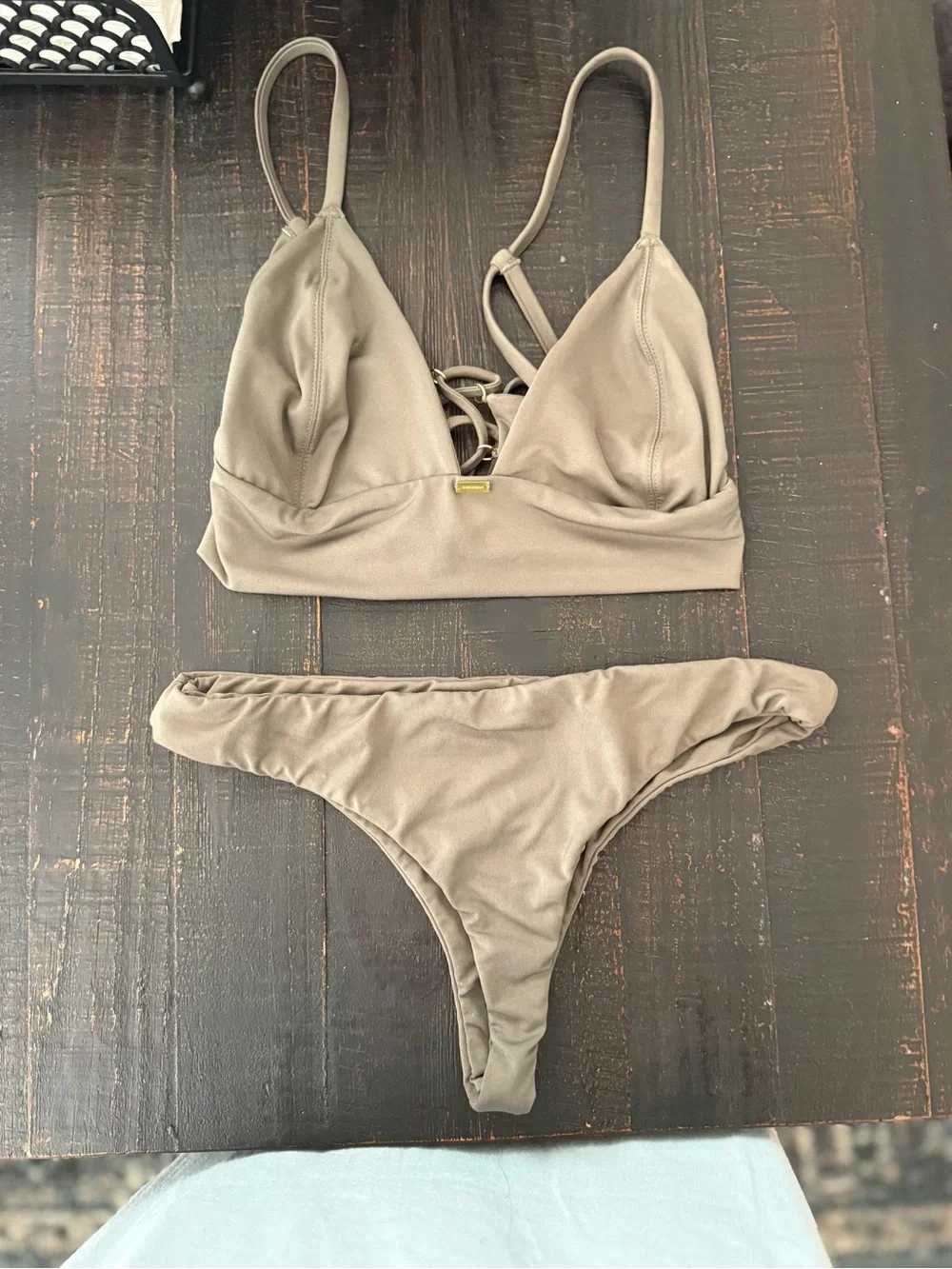 Gooseberry Seaside two-piece bikini set - coconut
